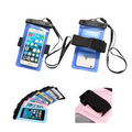 ABS Clip & PVC Waterproof Pouch/Case w/Armband For Phones